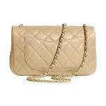 Chanel Classic Flap Mini – Yellow Lambskin & Gold-Tone Metal – Pearl Crush - Image 3