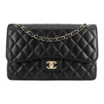 Chanel Classic Flap Jumbo – Black Caviar Leather & Gold-Tone Metal