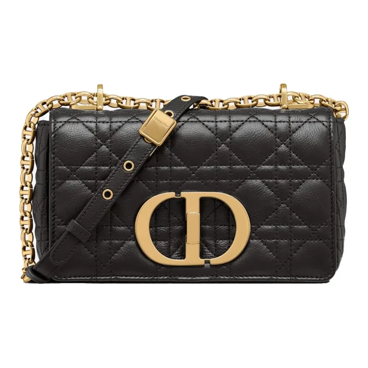 55b45d94742946beab3b6f5b71f16a31.webp Dior Caro Bag – Black (Small) - Image 1