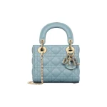 Lady Dior – Small Size in Sky Blue Lambskin