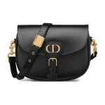 Dior Bobby Medium – Black Shiny Calfskin