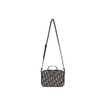 DIOR 30 Montaigne Jacquard Leather Top Handle Crossbody Shoulder Bag - Image 2