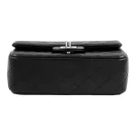 Chanel Classic Flap Mini – Black Lambskin & Silver-Tone Metal - Image 3