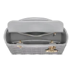 Lady Dior Bag – Candlelight Gray, Medium Size - Image 3