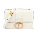 30 Montaigne Calfskin Bag – Medium Size (24cm) in Off-White