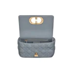 Dior Caro Bag – Blue (Small) - Image 2