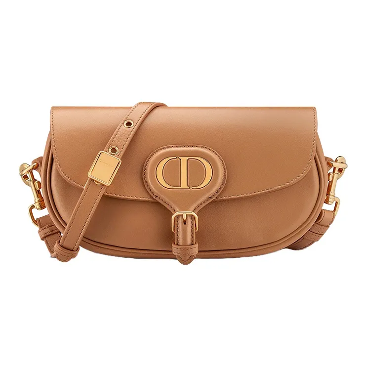 7f139a00ff034b7d83b7f58f9bfa1528.webp Dior Bobby Small – Cognac Shiny Calfskin - Image 1