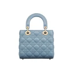 Lady Dior Bag – Medium Size in Blue Lambskin - Image 3