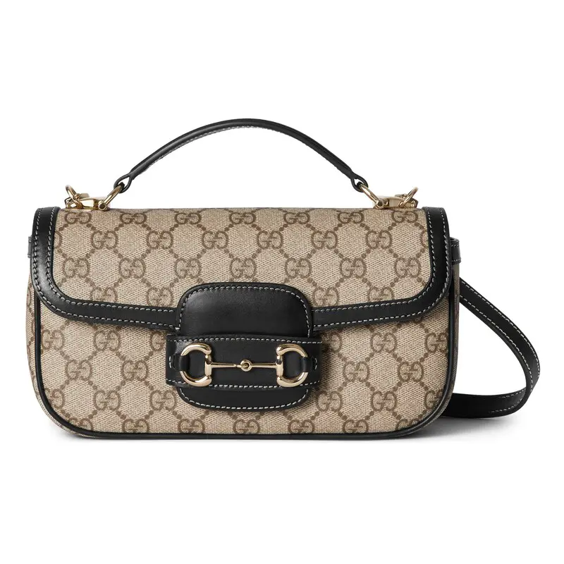 815206FAD6L9741_White_Center_0_0_800x800_1.webp Gucci Horsebit 1955 Soft small top handle bag 815206FAD6L9741 - Image 1