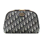 30 Montaigne Medium Clutch in Embroidered Oblique Canvas