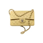 Chanel Classic Flap Small (23cm) – Yellow Caviar Leather with Gold-Tone Metal