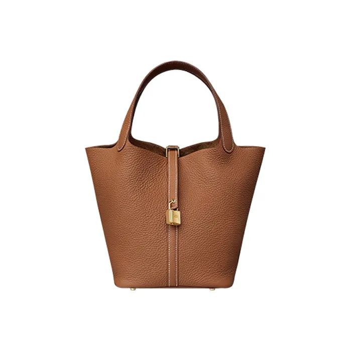9385e0e863204d66bfadba0072c505cf.webp Hermès Picotin Lock 22 – Gold Brown - Image 1