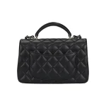 Chanel Classic Flap Mini – Lambskin & Gold-Tone Metal – Top Handle - Image 2