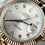 Rolex Replica Watch DateJust 126331 Gold Wrapped Sliver Dial GM Factory 41mm - Image 4