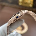 卡地亚山度士女士仿表，玫瑰金表壳，表圈镶嵌宝石，BV工厂出品，35毫米 - Image 7