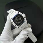 Richard Mille Best Replica Watch RM055 White Ceramic Rubber Strap ZF Factory 45mm - Image 2