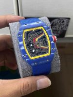 Richard Mille Best Replica Watch RM67-02 Blue Carbon Weight 37 Grams 38.7×47.52mm - Image 2