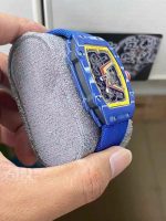 Richard Mille Best Replica Watch RM67-02 Blue Carbon Weight 37 Grams 38.7×47.52mm - Image 6