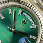 Rolex Day-Date Men Luxury Fake Watches Geen Dial Calibre 3255 Movement Super Clone RC Factory 40mm - Image 5