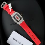 Richard Mille RM007 Red Replica Watch Diamond Moissanite Hong Kong Custom 36mm - Image 2