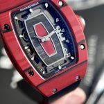 Richard Mille Replica Watches RM07-01 Red Carbon Rubber Strap 32x46mm - Image 3