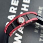 Richard Mille Replica Watches RM07-01 Red Carbon Rubber Strap 32x46mm - Image 6