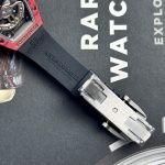 Richard Mille Replica Watches RM07-01 Red Carbon Rubber Strap 32x46mm - Image 8