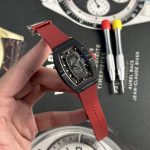 Richard Mille Replica Watch RM07-01 Black Carbon Rubber Strap 32x46mm - Image 2