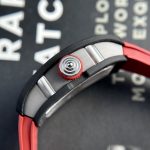 Richard Mille Replica Watch RM07-01 Black Carbon Rubber Strap 32x46mm - Image 4