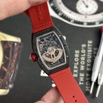 Richard Mille Replica Watch RM07-01 Black Carbon Rubber Strap 32x46mm - Image 6