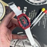 Richard Mille Best Replica Watch RM07-01 Red Carbon Rubber Strap 32x46mm - Image 3