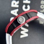 Richard Mille Best Replica Watch RM07-01 Red Carbon Rubber Strap 32x46mm - Image 6
