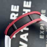 Richard Mille Best Replica Watch RM07-01 Red Carbon Rubber Strap 32x46mm - Image 7