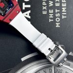 Richard Mille Best Replica Watch RM07-01 Red Carbon Rubber Strap 32x46mm - Image 10