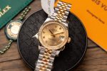 Rolex DateJust Best Replica Watch Gold Wrapped Jubilee Strap GM Factory 31mm
