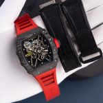 Richard Mille RM35-01 Rafael Nadal Red Imitation Watches Carbon NTPT ZF Factory 49.9x43mm