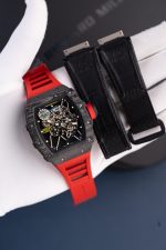 Richard Mille RM35-01 Rafael Nadal Red Imitation Watches Carbon NTPT ZF Factory 49.9x43mm