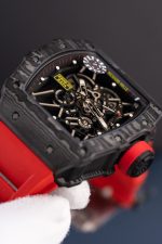 Richard Mille RM35-01 Rafael Nadal Red Imitation Watches Carbon NTPT ZF Factory 49.9x43mm - Image 5