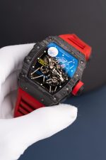 Richard Mille RM35-01 Rafael Nadal Red Imitation Watches Carbon NTPT ZF Factory 49.9x43mm - Image 3