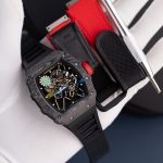 Richard Mille Imitation Watches RM35-01 Rafael Nadal Black Carbon NTPT ZF Factory 49.9x43mm