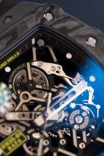 Richard Mille Imitation Watches RM35-01 Rafael Nadal Black Carbon NTPT ZF Factory 49.9x43mm - Image 6