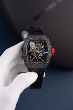 Richard Mille Imitation Watches RM35-01 Rafael Nadal Black Carbon NTPT ZF Factory 49.9x43mm - Image 2