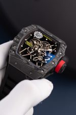 Richard Mille Imitation Watches RM35-01 Rafael Nadal Black Carbon NTPT ZF Factory 49.9x43mm - Image 4