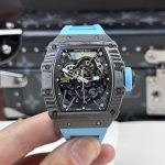 Richard Mille RM35-02 Custom Full Carbon Case Blue BBR 44mm - Image 2