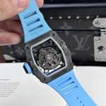 Richard Mille RM35-02 Custom Full Carbon Case Blue BBR 44mm - Image 10