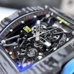 Richard Mille RM35-02 Custom Full Carbon Case Blue BBR 44mm - Image 5