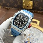 Richard Mille RM 35-03 Rafael Nadal Replica Watches Case Carbon TPT White 43.2x50mm - Image 3