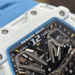 Richard Mille RM 35-03 Rafael Nadal Replica Watches Case Carbon TPT White 43.2x50mm - Image 5