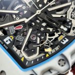 Richard Mille RM 35-03 Rafael Nadal Replica Watches Case Carbon TPT White 43.2x50mm - Image 7