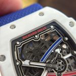 Richard Mille Best Replica Watch RM67-02 White Carbon Weight 37 Grams 38.7×47.52mm - Image 6